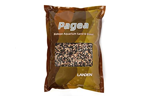 LANDEN Pangea Aquascape Sand für Aquarium 2L (3,2 kg), natürlicher Kosmetikkies für Pflanzen, Erbskies, Kieselsteine, Aquariumkies, Aquariumkies, Biotop-Aquarienkies, 1-3 mm von Landen