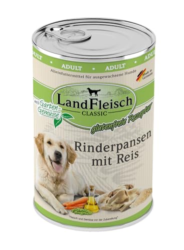 Landfleisch Classic Rinderpansen mit Reis & Gartengemüse | 6X 400g von Landfleisch