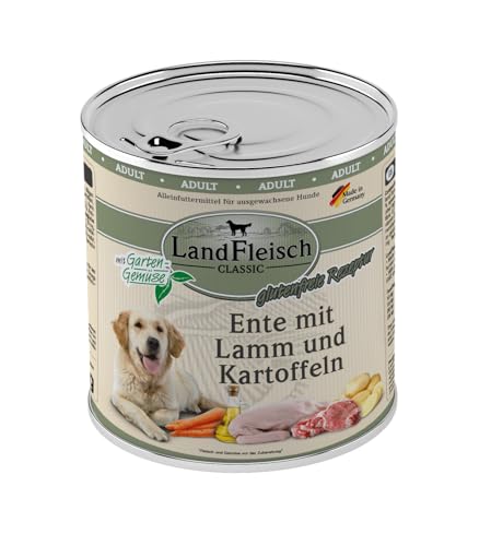 Landfleisch Dog Ente mit Lamm & Kartoffeln | 6X 800g von Landfleisch