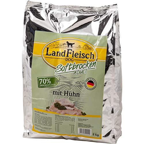 Landfleisch Dog Softbrocken mit Huhn, 1er Pack (1 x 5 kg) von Landfleisch