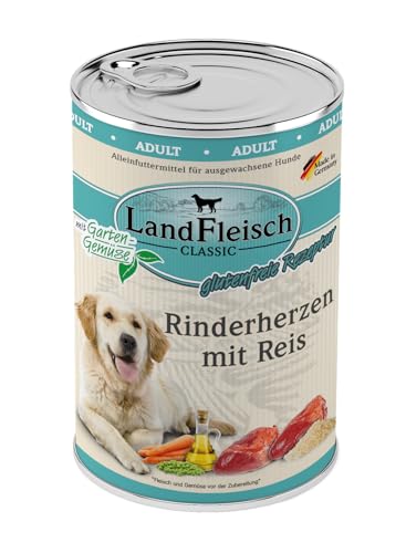 Landfleisch Rinderherzen mit Reis & Gartengemüse | 6X 400g von Landfleisch