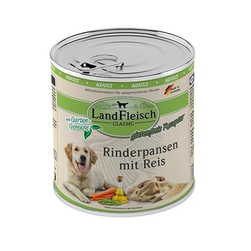 Landfleisch Rinderpansen mit Reis & Gartengemüse | 6X 800g von Landfleisch