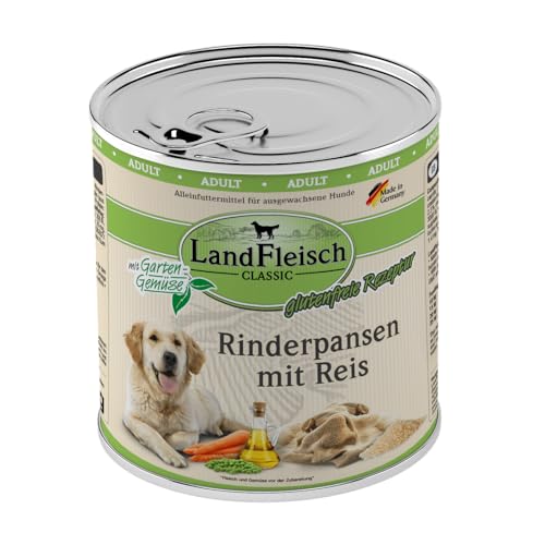 Landfleisch Rinderpansen mit Reis & Gartengemüse | 6X 800g von Landfleisch