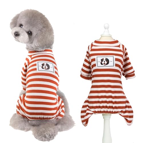 Landrain Hunde Pullover Kleine Hund, Hundepullover, Hundepulli Geeignet für 2-3kg Hund,m,Rot von Landrain