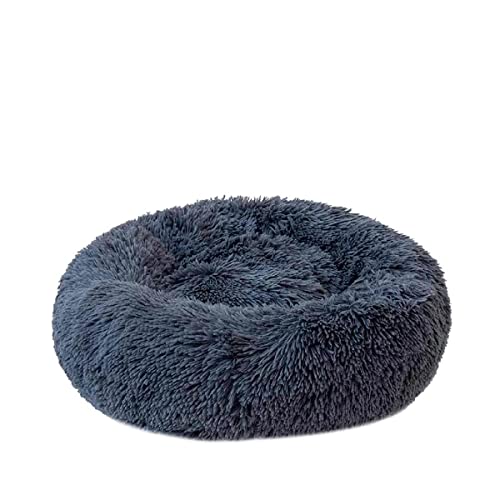 Lanovenanube Kinderbett für Haustiere, Anti-Stress, Pile Donut, 50 cm, Marengo-Grau von Lanovenanube