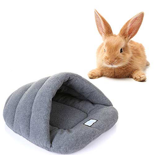 Lanyifang Meerschweinchen-Bett aus weichem Fleece zum Kuscheln, Schlafsack für Kaninchen, Welpen, Haustierhöhle, Nest, Kissen von Lanyifang