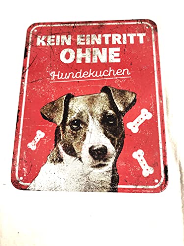 D&D Home, Jack Russel Warnschild, 25 x 20 x 0,3 cm, Rot, Schild, Rot, Hund von D&D Home