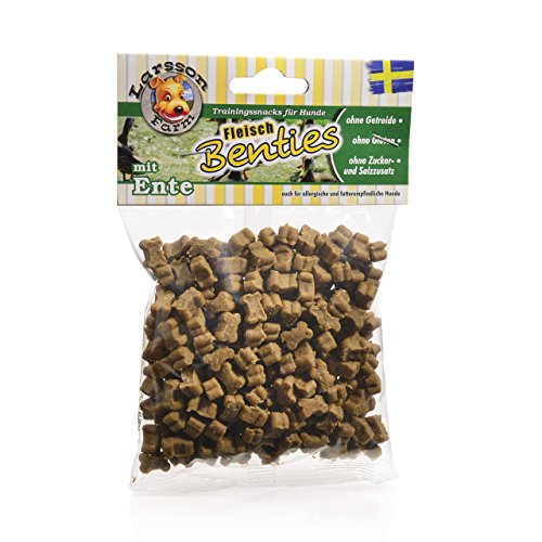 Larsson | Fleisch-BENTIES Kauartikel - Fleisch-Ente Hunde Snack Leckerlie 150gr von Larsson