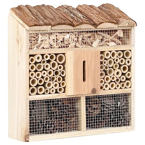 Haushaltsartikel, Insektenhotel, 30 x 10 x 30 cm, Kaminholz, Anzugmöbel von Lauuoeriau