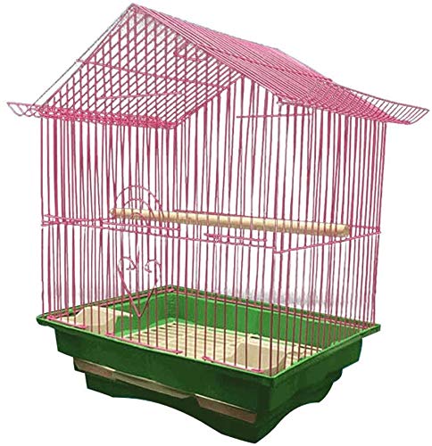 Vogelkäfig Reise Papageienkäfig, Geschenk für Vogelliebhaber Flugkäfig (Rosa) von Lavendre