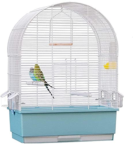 Vogelkäfig Reise Papageienkäfig, Geschenk für Vogelliebhaber Papageienkäfig Vogelkäfig Myna Cage Large Metal Tiger Skin Peony Myna Cage Portable Birds Travel Cage von Lavendre