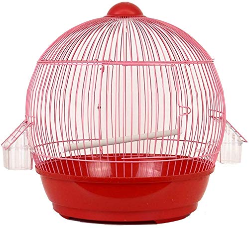 Vogelkäfig Reise Papageienkäfig, Geschenk für Vogelliebhaber Papageienkäfige für große Vögel und Bunte Vogelkäfige (Red b) von Lavendre