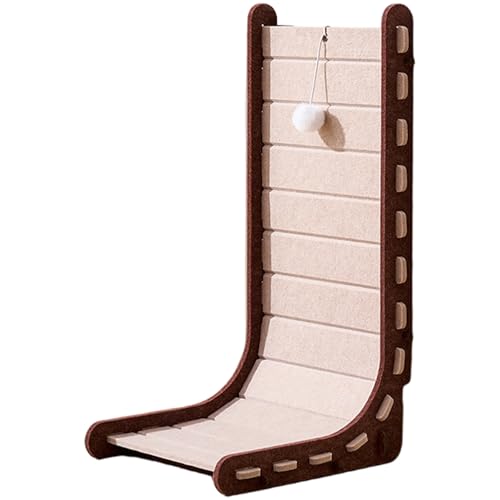Katzenkratzer, L Form Wear-resistenter vertikaler Katzenkratzer mit Plüschkugel, Abnehmbarer und waschbarer Kratzer-Lounge für Innen-, vertikale Kratzer Katzenkratzer, L Form Wear-resistenter vertikaler Katzenkratzer mit Plüschkugel, Abnehmbarer und waschbarer Kratzer-Lounge für Innen-, vertikale Kratzer von Lawnrden