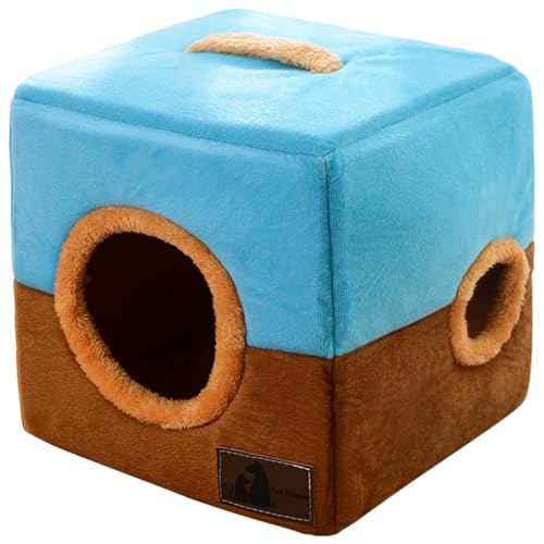 Lawnrden Bird Hängematte Nest Haus, hängende warme Vogelnest, Winter Warmer Vogelkuschel Hütte Hängende Birds Haus Käfig Hideaway Höhlenbett für Papagei, Majaw, Sichtweite & More/11x11x11 von Lawnrden