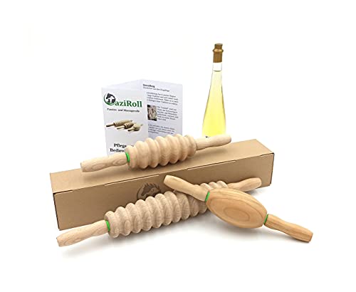 LaziRoll® - Rundum sorglos Set - Faszienrollen Pferd/Hund/Mensch (Citronella) von LaziRoll