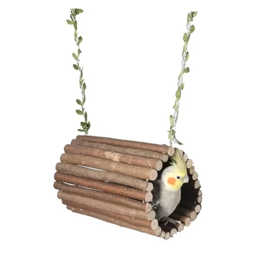 Lbvzxkad Asteimer, Vogelnest, Spielzeug, Papageienschaukel, Sitzstange, Vogelständer Aus, Papageienspielzeug, Vogelkäfig, Hängespielzeug, Tunnelbett von Lbvzxkad