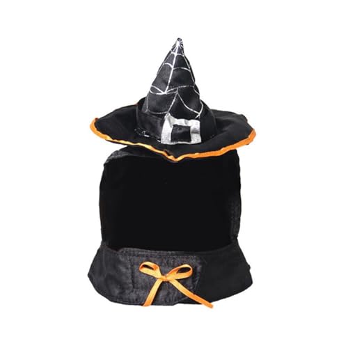 Ldabrye Halloween Thema Schelmische Katze Hunde Cosplay Niedlicher Festival Tierhut Mit Verstellbarem Halsband Cosplay Zubehör von Ldabrye