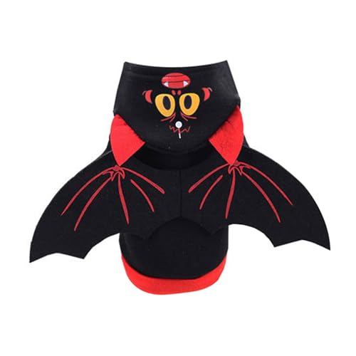 Ldabrye Hund Urlaub Kostüm Halloween Haustier Fledermaus Flügel Kapuzenshirt Katze Fotografie Outfit Kleine Mittelgroße Hunde Festival Cosplay Anzug von Ldabrye