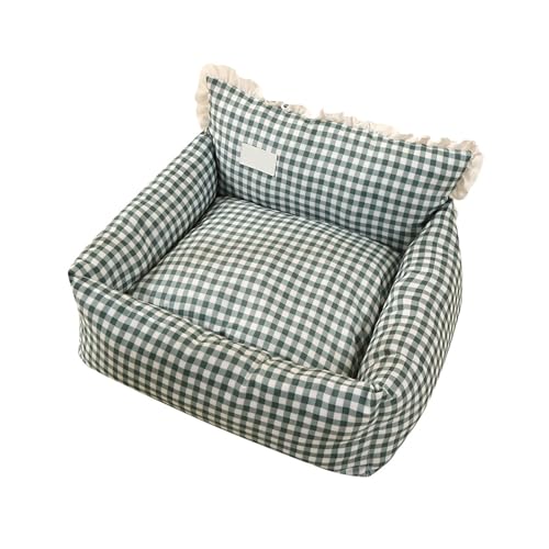 Ldabrye Katzenbett Hundesofa Haariges Weiches Beruhigtes Hundebett Elegantes Plüsch Schlafbett Haustierzubehör von Ldabrye