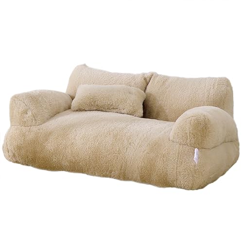 Ldabrye Kreatives Haustier-Couch-Bett, abnehmbares Nest für Hunde und Katzen, weiches Plüsch, bequemes Sofa, mehrere Ldabrye Kreatives Haustier-Couch-Bett, abnehmbares Nest für Hunde und Katzen, weiches Plüsch, bequemes Sofa, mehrere von Ldabrye