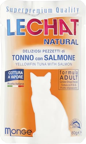 LeChat Natural Thunfisch mit Lachs, 80 g von Le Chat