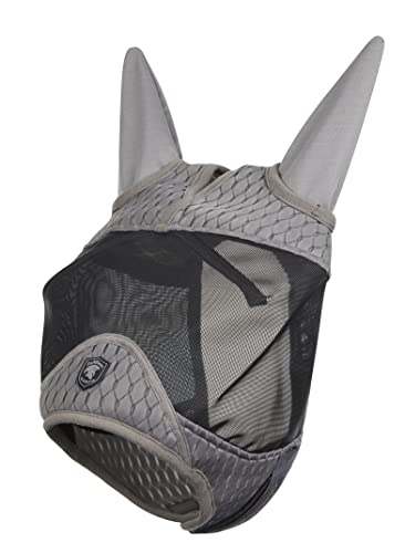 LeMieux Fliegenmaske Half Gladiator Größe L, Farbe grau von LeMieux