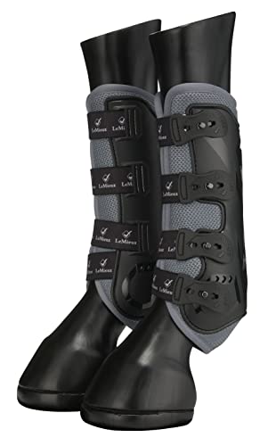 LeMieux Gamaschen Ultramesh Snug Boots Vorderbeine Grau - M - Grau von LeMieux