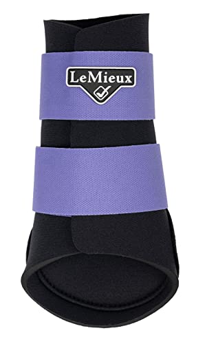 LeMieux Grafter Bürstenstiefel – Schutzausrüstung und Trainingsausrüstung – Pferdestiefel, Bandagen und Zubehör (Papaya/groß) von LeMieux