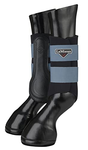 LeMieux Grafter Pferdestiefel – Schutzausrüstung und Trainingsausrüstung – Pferdestiefel, Wraps & Zubehör (eisblau/mittel) von LeMieux