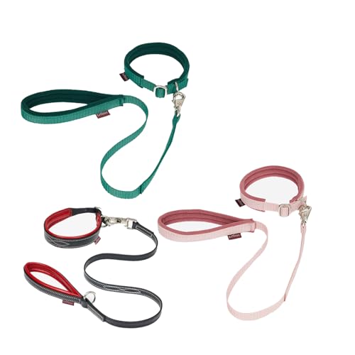 LeMieux Hundehalsband, mit Leine, Quarz, Rosa von LeMieux