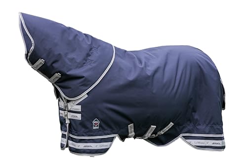 LeMieux Outdoordecke Turnout Arika 100gr Dunkelblau 140/191 cm - 140/191 cm von LeMieux