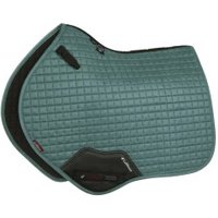 LeMieux Springschabracke Suede CC Square blau/ türkis WB (Warmblut) von LeMieux