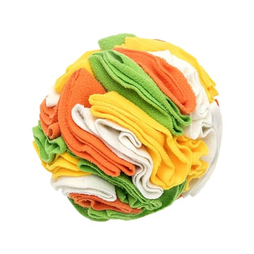 Leadrop Dogs Pet Toy Dog Ball Toy Pet Snuffle Ball Interactive Puzzle Toy for Small Medium Dogs Langeweile Relief Hidden Food Challenge Dog Supplies B 15cm von Leadrop
