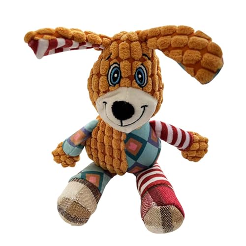 Leadrop Pet Toy Pet Plush Toy Bite Resistant Interactive Dog Squeaky Toy Cute Animal Shaped Pet Chew Toy Pet Supplies A von Leadrop