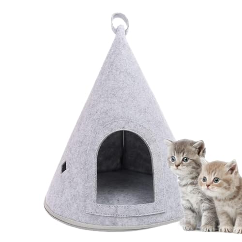 Cat Hideaway House – Zeltbett für den Innenbereich, für Katzen, kleines Zelt für Haustiere | bequemes Zelt für Haustiere, Innenzelt für Haustiere, Kuschelbett von LearnLyrics