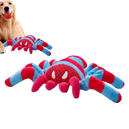 Gefülltes Hundespielzeug, Spinnen-Hundespielzeug - Haustier-Hunde-Plüschtier-Spinne, Laut, Bissfest, Zahnreinigend, Interaktiv, Langeweile Linderndes Spiel, Geeignet Für Welpen, Mittelgroße Hunde Und von LearnLyrics