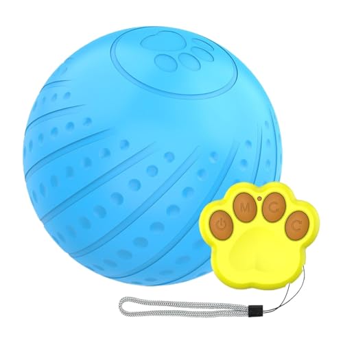 Interaktives Hundeballspielzeug – Aktiver Rollball, beweglicher Hüpfball | Haustier-Puzzlespielzeug, intelligenter Hundespielzeugball, automatisch hüpfendes Hundespielzeug, hart und bissfest, über USB von LearnLyrics