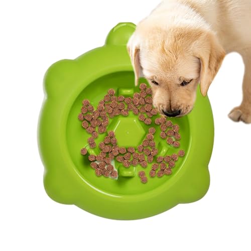 LearnLyrics Anti-Choking Pet Bowl, Katzenfutterschale langsame Futtermittel - Fun Interactive Feeder Bowl - Anti-Gulping-Schildkrötenform-Fütterungsschale für das Rätsel mit gesunden Ernährung von von LearnLyrics