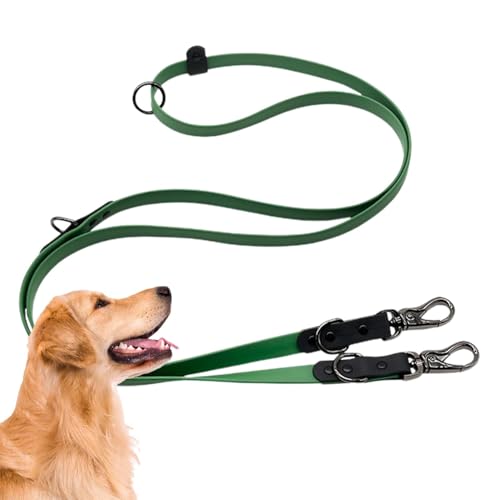 LearnLyrics Hundetrainingsleine | Zugleine aus wasserdichtem PVC, Laufleine mit 2 Metallschnallen, Schutzkabel aus PVC für Hunde von LearnLyrics