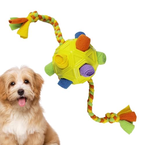 LearnLyrics Interaktives Hundespielzeug, Anreicherungsspielzeug, Schnüffelspielzeug für kleine Hunde, interaktives Puzzle-Hundespielzeug, bissfest, verbessert natürliche Futtersuche für das Training von LearnLyrics