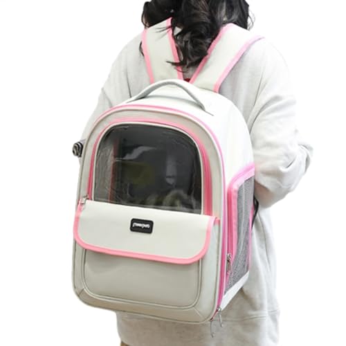 Luftpolster-Tragetasche Für Katzen, Katzenrucksack | Blasenbelüftete Haustier-Tragetasche,Bequemer, Leichter, Geräumiger Rucksack Für Kleine Hunde, Katzen, Reisen, Wandern, Spazierengehen von LearnLyrics