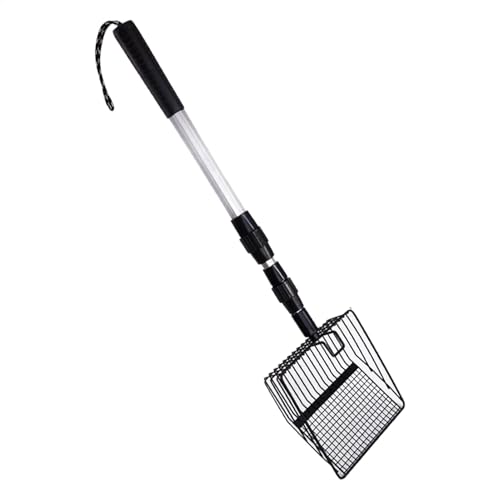 Neueste Katzenstreu -Schaufel - Langgriff Cat Müllsschaufel, Heavy Duty Cat Poop Scooper | Abnehmbarer Siebenkothuhnschaufel, feinem Mesh Chicken Poop Scooper, neuester Katzenstreu -Schaufel für große von LearnLyrics