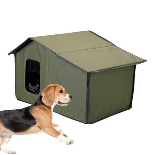 Outdoor Katzenhaus Winterfest Wasserdicht Wetterfest Katzenhütte Tierbett mit Plüschkissen Warmes Hundebett Waschbares Hundebett Ri von LearnLyrics