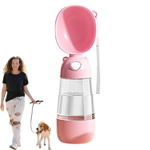 Tragbare Wasserflasche für Hunde, auslaufsichere Wasserflasche mit großer Kapazität – ergonomischer Wasserspender zum Einkaufen, Wandern, Parken, Spazierengehen von LearnLyrics