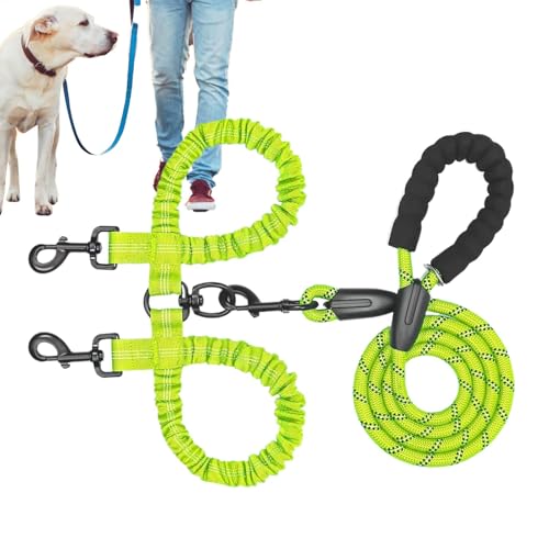 Trainingsseil für Hunde, Trainingsseil für kleine Hunde – Double Puppy Walking Blei – Hund verstellbar Puppy Pet Training Seil Shock Absorbent von LearnLyrics