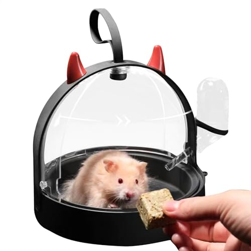 Transportbox für Hamster – tragbar, Transportbehälter für Tiere | 180 Grad drehbare Seitentür, Tierträger, kompatibel mit Kompa-Tieren von LearnLyrics