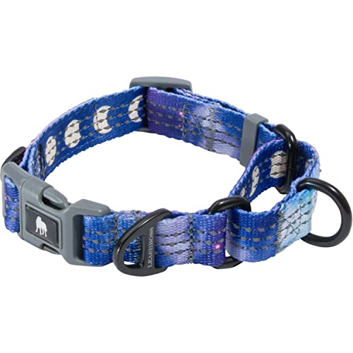 Leashboss Martingale Halsband für Hunde,Reflektierendes Nylon-Hundehalsband für große Hunde, mittelgroße und kleine Hunde,Schnellverschluss-Schnalle, verstellbares Haustierhalsband von Leash Boss