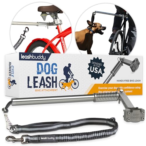 Leine Buddy Hund Bike Leine für Sicheren Hände Frei Fahrrad Rides mit Ihrem Haustier, in Den USA Entworfen, Zum Patent angemeldet von Leash Buddy