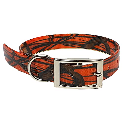 Hundehalsband Biothane Gold (Orange Camouflage) von Leathercrafter Europe