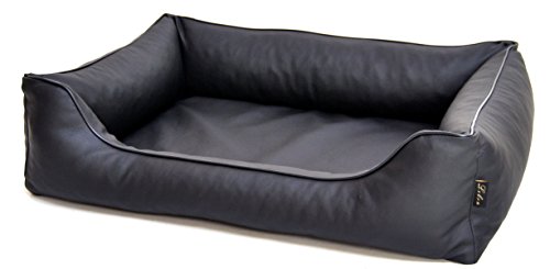 Lebon Hundebett Bruno 80 x 60 cm schwarz von Lebon